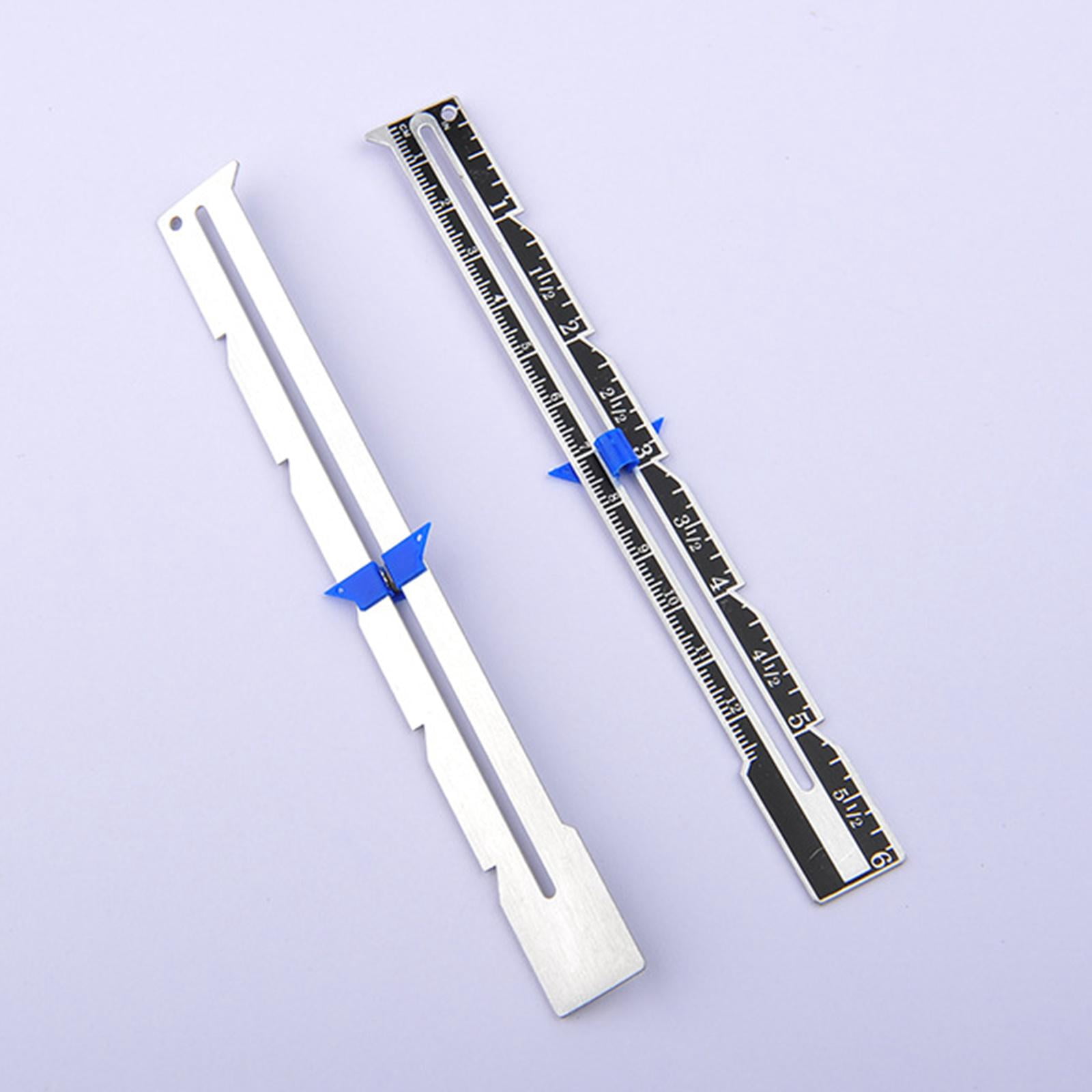 Jauge Coulissante De Couture - Règle De Mesure 5 En 1 Pour Ourlets, Marges Et Tracés - Outil De Précision Pour Couturières