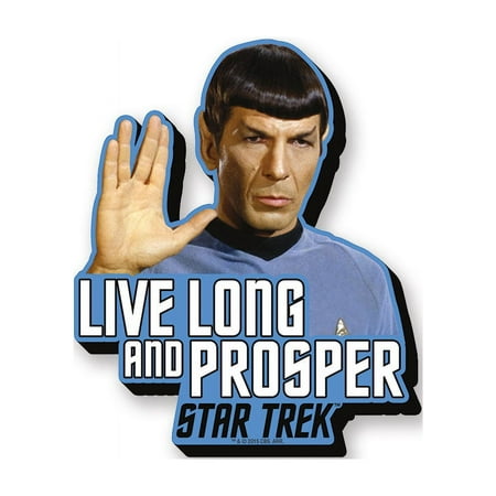 

Star Trek Spock Live Long and Prosper Quote Funky Chunky Magnet