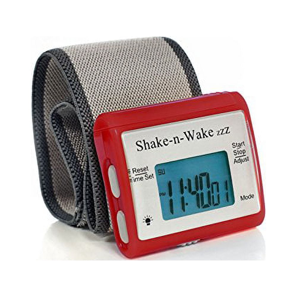 Silent Vibrating Travel Alarm Clock "Shake-N-Wake" (Black) - Walmart.com Silent Vibrating Travel Alarm Clock "Shake-N-Wake" (Black) - Walmart.com
