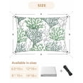 thumbnail image 6 of Sun Shade Sail 6.5x10Ft Summer Gradient Green Ocean Coral Sea Uv Block Sunshade Canopy Outdoor Shade Cover Rectangle Shade Cloth For Patio Garden Yard Deck Pergola, 6 of 6