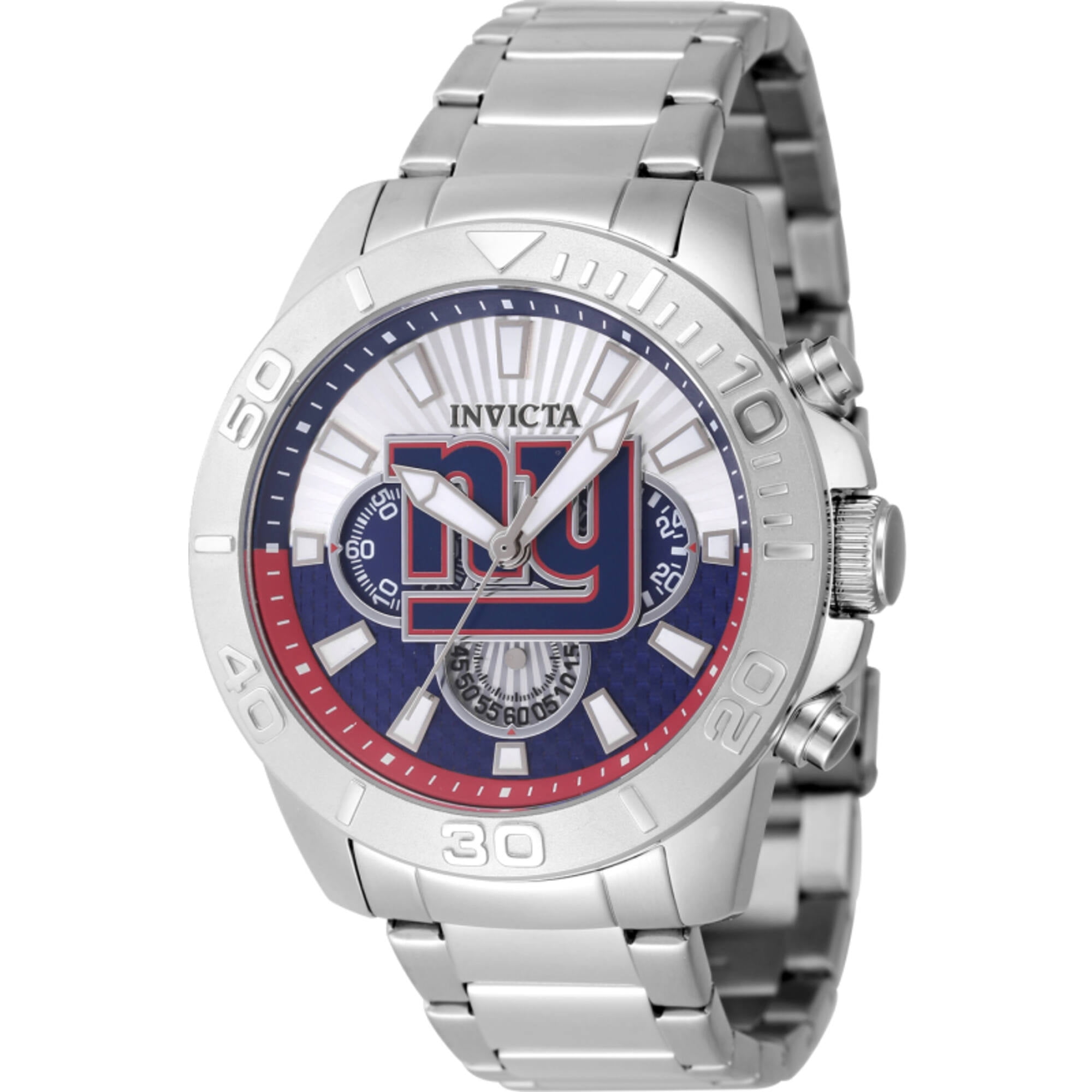 Invicta 47984 Men's NFL Denver Broncos Quartz Dark Blue Dial Watch