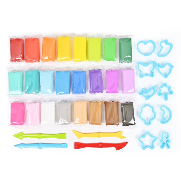 Air Dry Clay Kit with 24 Colors and 13 Tools photo 4