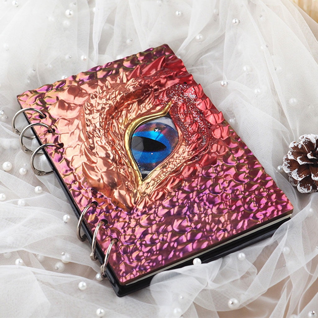 Dragon Eye Notebook Cover Epoxy Resin Casting Mold Silicone Book for Case Mo
