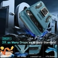thumbnail image 4 of KOMI Case for Google Pixel 9/9 Pro with Slide Camera Cover+Screen Protector(1 Pack), Rotated Ring Kickstand Military Grade Shockproof Protective Cover-Light Blue, 4 of 5