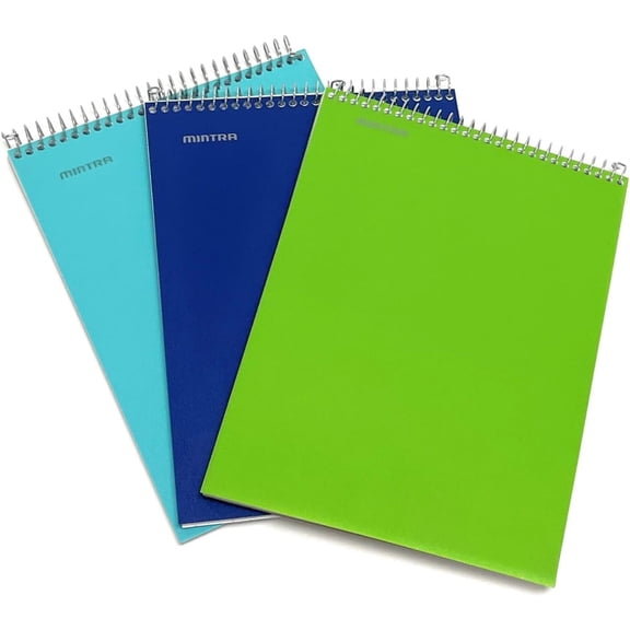 Top Bound Spiral Notebook (College Ruled 3pack)