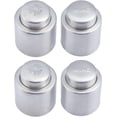 thumbnail image 1 of 4pcs wine and champagne stoppers, stainless steel wine stoppers, 1 of 5