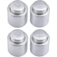 thumbnail image 1 of 4pcs wine and champagne stoppers, stainless steel wine stoppers, 1 of 5
