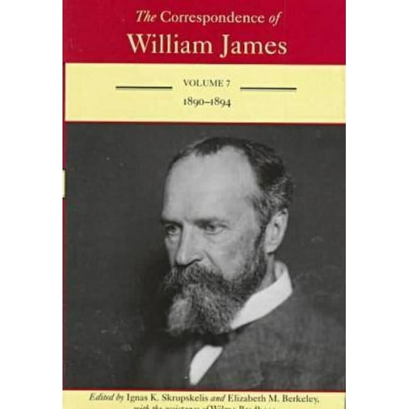 The Correspondence of William James : William and Henry 1890-1894 (Hardcover)