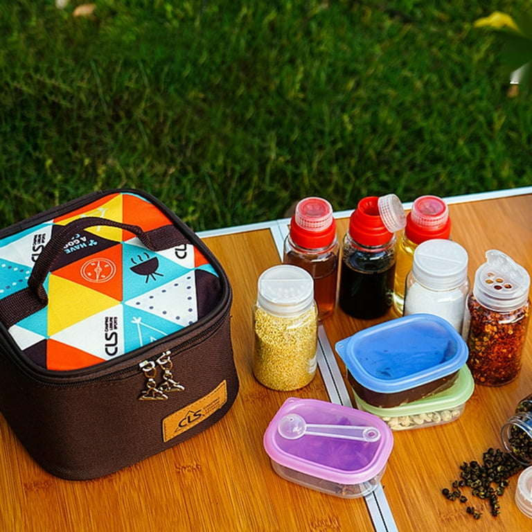 Travel Spice Kit Spice Containers for Camping, Portable Spice Kit