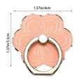 thumbnail image 3 of MKHSQHDG Today's Deals Cell Phone Ring Holder Flower Shape Phone Ring Holder Metal Finger Grip Finger Kickstand 360° Rotation Universal Finger Ring Phone Grip Compatible with All Smartphone, 3 of 5