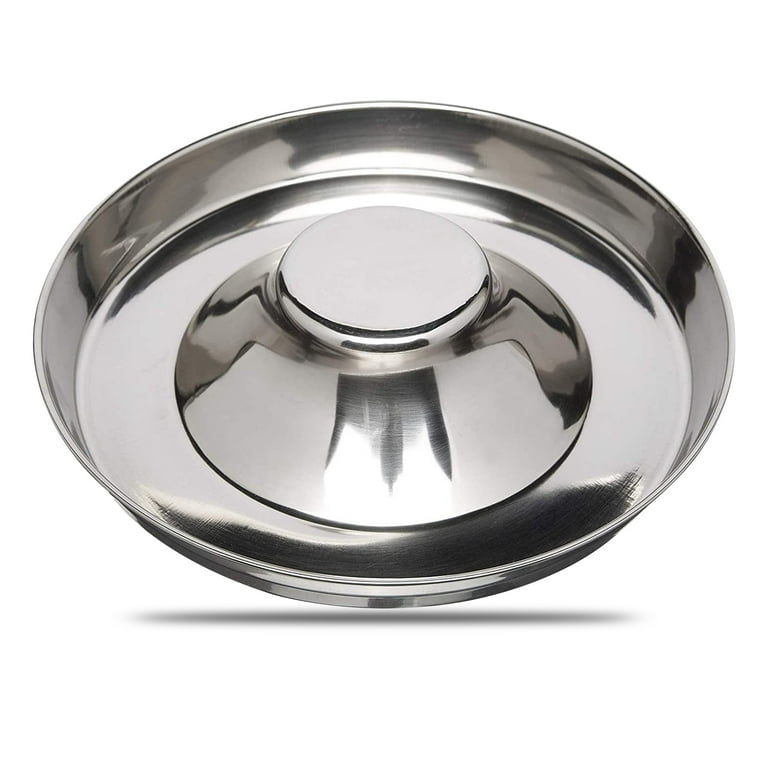 Slow Feeder Dog Bowls, Stainless Steel 2 Dog Bowl, Dog Dish Puppy Bowls for  Food Feeding & Water Weaning Non-Skid Healthy Metal Dog Bowl Dish for