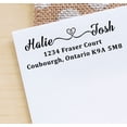 thumbnail image 3 of Printtoo Personalized Love Return Address Self Inking Custom Rubber Stamp Stationary Gift, 3 of 6