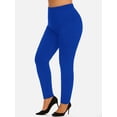 thumbnail image 1 of Leggings Interior Flocado Tamaño Plus Rosegal Leggings de talla grande, 1 of 5