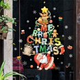 thumbnail image 5 of Michellecmm Christmas Window Stickers Set Santa Claus Elk Wall Decals Holiday Window Winter Clings for Party Supplies Decoration, 5 of 6