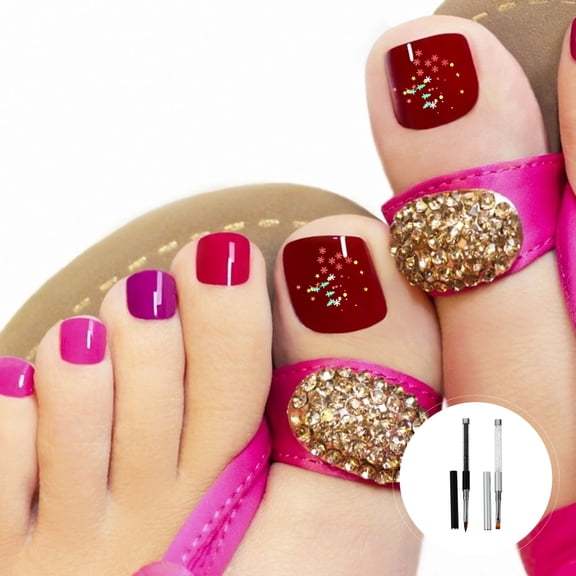 WRITWAA Manicure Tools Nail Art Pens Assorted Color 2Set Back to School