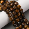 thumbnail image 2 of 2strands Natural Tiger Eye Beads Strands Faceted Cube Sienna 7x8x7mm Hole: 1mm about 47~48pcs/strand 13.35~13.46''(33.9~34.2cm), 2 of 5