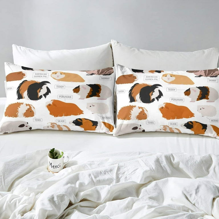 Guinea Pig Comforter Cover Kids Cartoon Duvet Cover For Child Boys