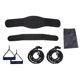 thumbnail image 4 of Juego de bandas de resistencia, kit de entrenamiento de resistencia multideportivo, bandas elásticas para correr solo o en pareja, entrenamiento de, 4 of 7