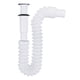 thumbnail image 3 of Céspol Flexible para lavabo Tipo P con rejilla cubierta de acero inoxidable, extensión 80cm, 3 of 4