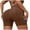 Coffee, variant on felwors Women Workout Shorts 4.5 Scrunch Lifting Tummy Control Shorts Comfy Running Seamless Booty Biker Shorts (Coffee, M)