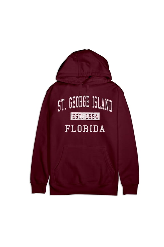 St. George Island Florida Classic Established Premium Cotton Hoodie