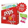 thumbnail image 2 of YumEarth Organic Pops Variety Pack, MDA05&nbsp;60 Fruit Flavored Favorites Lollipops, Allergy Friendly, Gluten Free, Non-GMO, Vegan, No Artificial Dyes, 2 of 5