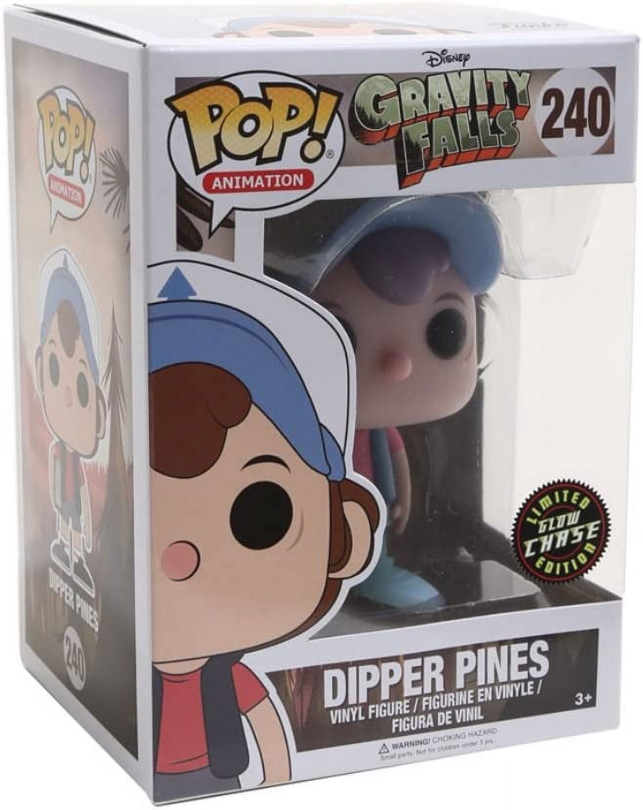FunKo POP! Animation Gravity Falls Dipper Pines 3.75" VARIANT CHASE Vinyl Figure