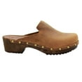 thumbnail image 2 of KLÄGN Elin Wood Open Back Full Grain Oiled Leather Clogs, 2 of 8
