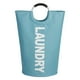 thumbnail image 2 of de Lavandería Grande de Tela Oxford Tela de Almacenamiento Plegable con Bolsa de 115 L Cesto de Lavandería Papelera de Lavandería para Arma azul Soledad Cesto de la ropa, 2 of 8