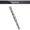 thumbnail image 3 of Veeki Masonry Drill Bit 22mm x 200mm Carbide Tipped Rotary Hammer Bit Square Shank for Impact Drill 1Pcs-0621, 3 of 5