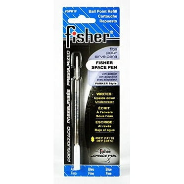 MULTI 4 PACKS: Fisher Space Pens Blue Ink Fine Point Refill, Carded (SPR1)