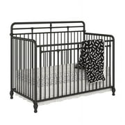 Little Seeds Monarch Hill Hawken Metal 3 in 1 Convertible Crib, Black