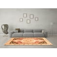 thumbnail image 3 of Ahgly Company Indoor Rectangle Abstract Orange Modern Area Rugs, 8' x 10', 3 of 4