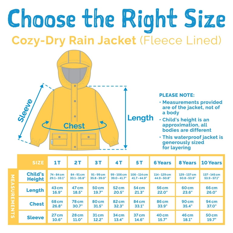 Jan & Jul Cozy-Dry Rain Jacket - Woodland Jan & Jul Cozy-Dry Rain Jacket - Woodland
