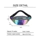 thumbnail image 4 of New Holographic Fanny Pack Hologram Waist Bag Laser Pu Beach Travel Banana Hip Bum Zip Waist Bags Women Belt Bag For Girls, 4 of 5