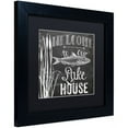 thumbnail image 2 of Trademark Fine Art "Lake House I" Canvas Art by Color Bakery Black Matte, Black Frame, 2 of 4