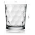 thumbnail image 3 of HE Modern Drinking Glasses Set, 12-Count Glassware, Includes 6 Cooler Glasses (17oz) 6 DOF Glasses(13oz) 12-piece Glassware Set, 3 of 4