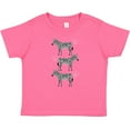 thumbnail image 3 of Inktastic Zebra Cute Safari Animal Girls Baby T-Shirt, 3 of 5