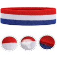 thumbnail image 1 of Bandas para el sudor para hombres y mujeres - 3 unidades de bandas deportivas de algodón absorbente de humedad, 1 of 2