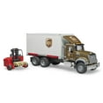 thumbnail image 2 of Bruder Toys Pretend Play MACK Granite UPS Logistics Truck w/ Forklift + Pallets, 2 of 7