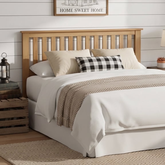 Malinda Mission Style Queen Panel Headboard