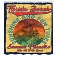 thumbnail image 3 of Ambesonne Florida Shower Curtain, Paradise City Travel, 69"Wx84"L, Multicolor, 3 of 3
