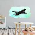 thumbnail image 2 of Air Craft Wall Decals for Boys Bedroom - Airplane Taking Flight Aeroplane DIY & Creativity Boy Girl Bedroom Wall Sticker - Size: 10 In x 5 In, 2 of 5