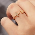 thumbnail image 2 of DPTALR Luxury Shiny Jewelry Full Diamond Rings Wedding Bridal Rings Promise Rings, 2 of 3