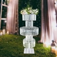 thumbnail image 3 of 5 Tier Round Flower Stand for Wedding Reception Birthday Party Events Home Decor, 3 of 13
