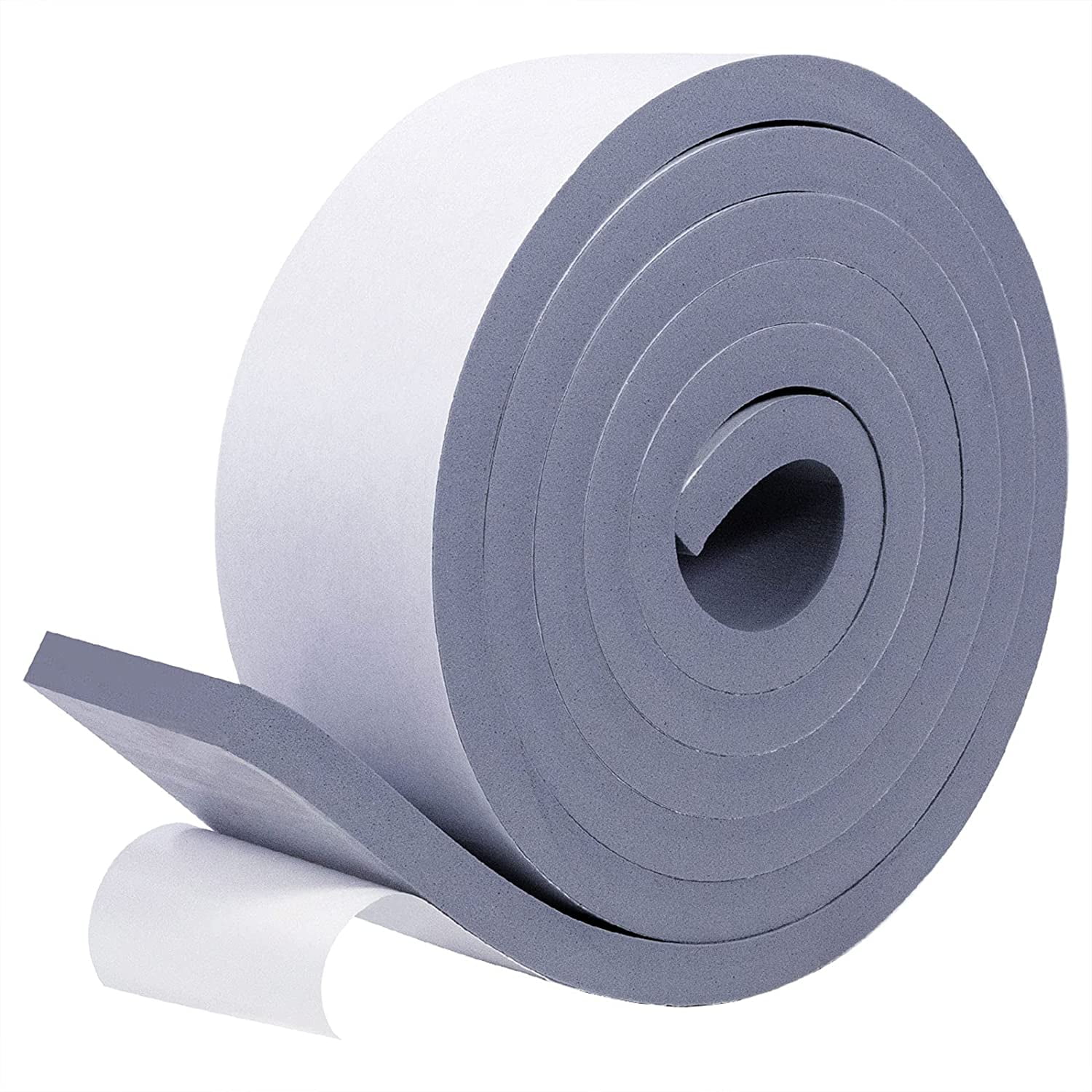 Fule Open Cell Foam Seal Tape 1 Rolls, 0.38 W X 39 L, Air Conditioner  Side Insulated Foam Panel Seal Low Density Door Insulation Panels High