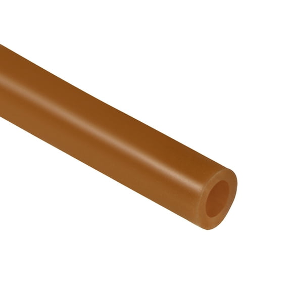 Uxcell Silicone Tubing, 1/4"(6mm) ID x 3/8"(10mm) OD 3.3ft Rubber Tube Hose Pipe, Brown