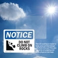 thumbnail image 6 of (2 Pack) Do Not Climb On Rocks Sign, 6 of 7