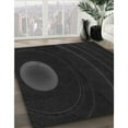thumbnail image 2 of Ahgly Company Indoor Rectangle Patterned Night Black Area Rugs, 2' x 5', 2 of 6