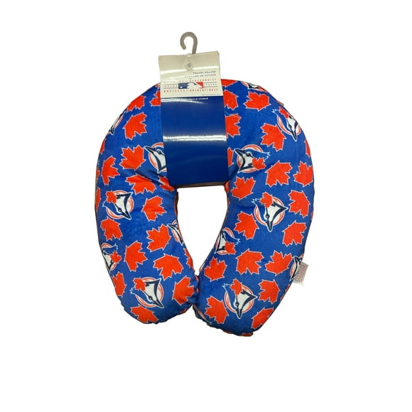 Toroonto Blue Jays Multicolored Polyester Round Soft Neck Pillow